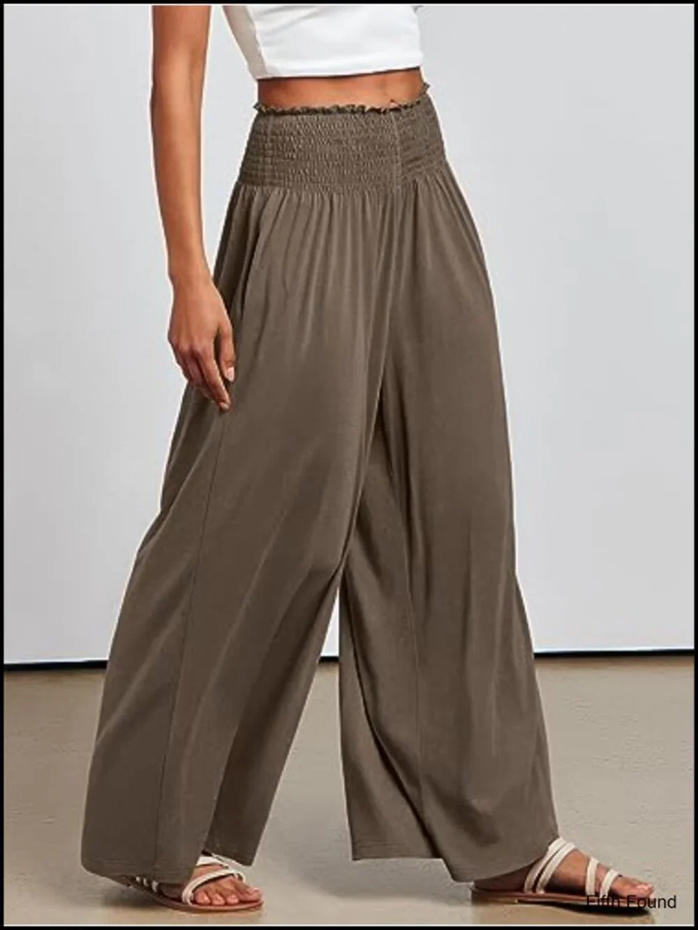 Wide Leg Palazzo Pants with Pockets High Waisted Lounge Pant Boho Summer